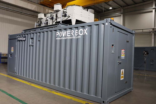 600KW Natural Gas Generator 415V, 3 Phase: Powered by MAN GE600S-NG Side