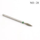 29 Types Diamond Ceramic Nail Drill Milling Cutter for Manicure Rotary Bits Cuticle Clean Accessories Nail Files Art Tools