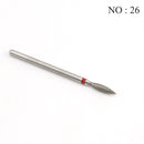 29 Types Diamond Ceramic Nail Drill Milling Cutter for Manicure Rotary Bits Cuticle Clean Accessories Nail Files Art Tools