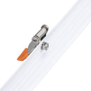 Recessed aluminum frame for white LED panel