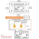 MOES ZigBee 3 Way Smart Light Switch Glass Touch Screen 4 Gang Multi Neutral Wire Hub Switches