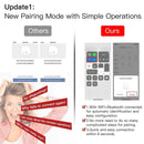 WiFi Smart Light Wall Glass Touch RF433 Switches No Neutral Wiring Single Pole 95-130V