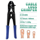 IWS-0840C PUNCH TYPE BATTERY LUG WIRE CRIMP TOOL FOR AWG8-4/0