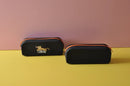 Big Capacity Black Leopard Silcone Pencil Case