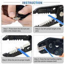 IWISS SN RATCHET CRIMPER TOOL SET AUTOMOTIVE WITH 5 QUICK CHANGING POWDER METALLURGY DIES FOR IWS4 SOLAR CONNECTOR