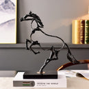Cast Iron Animals Hollow Horse Ornament