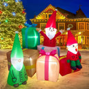 4.9 FT Christmas Inflatable Elf and Gifts