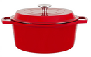 ENAMEL COATING  |  OVAL CAST IRON CASSEROLE