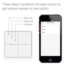 ZigBee Smart Battery Powered Light Switch Scene Push Button Switches Multi-Control