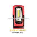 Manufacturer Portable work light 6W with 360 degree rotatable hook and magnet base for inspection,can Inductive charged