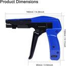 Cable Tie Gun,Zip Tie Gun with Steel Handle for Nylon Cable Tie