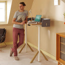 [ NEW ] ROBIN PRO OAK ELECTRIC STANDING DESK