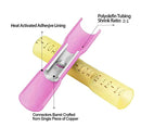 WAHSURE 160件热缩对接连接器 - 电气连接器 - 防水电线连接端子