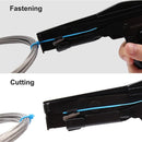 Cable Tie Tool,Knoweasy Fastening Cable Tie Gun and Flush Cut Zip Tie Gun with Steel Handle for Nylon Cable Tie