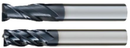 2 flutes corner radius end mills