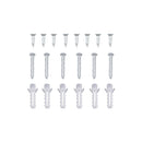 Aluminum surface installation kits for white slim LED panel
