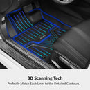 Jeep Wrangler JK 2013-2018 All-Weather Floor Mats 1st & 2nd Row (4 Doors Only)