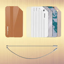 Initial Stainless Steel Luggage Tags (Rose Gold)
