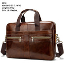 WESTAL Bag men's Genuine Leather briefcase Male man laptop bag natural Leather for men Messenger bags men's briefcases 2019