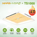 MarsHydro TS 1000W 可调光LED植物生长灯全光谱室内植物水培系统带种植帐篷LED灯量子板