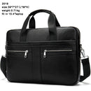 WESTAL Bag men's Genuine Leather briefcase Male man laptop bag natural Leather for men Messenger bags men's briefcases 2019