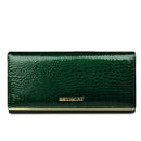 Beth Cat Women Wallet and Purses Genuine Leather Female Coin Card Holder Purse Ladies Money Bags Alligator Cow Wallets