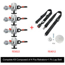 FES032 Standard Wheelchair Retractable Tie Down System