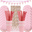 Unicorn Party Supplies Disposable Tableware Set Kids Birthday party Decoration Unicornio Decor Plates Cup Banner Baby Shower