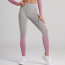 LANTECH Women Gym Yoga Seamless Pants Sportswear Clothes Stretchy High Waist Lifting Exercise Fitness Leggings Activewear Squat