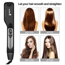 Steampod Hair Straightener Professional Steam Straightener Flat Iron Straightening Iron Brush Titanium Ceramic Hair Comb Curler