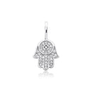 TOPGRILLZ 925 Sterling Silver New Hand Pendant High Quality Iced Out Cubic Zirconia Hip Hop Fashion Delicate Jewelry For Gift