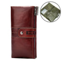 WESTAL Women's Wallet Luxury Genuine Leather Female Wallet Women's Purse Leather Womens Purses Coins and Card Wallets Clutch Bag