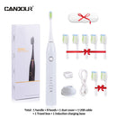 CANDOUR CD-5168 声波电动牙刷 可充电牙刷 IPX8 级防水 15 种模式 USB 充电器 替换刷头套装