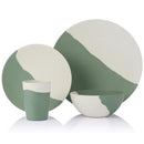 Eco Friendly Bamboo Fiber Tableware Set Lightweight Bamboo Plates Dinnerware Plate Bowl Cup Set for Party Camping Mother&