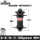 Novatec Hub D041SB D042SB Mountain Bike Disc Card Brake 28/32/36 Holes MTB Road Bicycle Bearing 36H Hubs 8/9/10/11/12 Speed