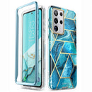 For Samsung Galaxy S21 Ultra Case 6.8" (2021) I-BLASON Cosmo Full-Body Glitter Marble Cover WITHOUT Built-in Screen Protector