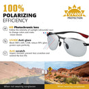 LIOUMO Brand Rimless Photochromic Sunglasses Men Polarized Chameleon Glasses Women Driving Goggles Sun Glasses zonnebril heren