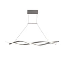 NEO Gleam Matte Black or Grey Minimalist Modern Led Chandelier For Living Room Dining Kitchen Room Surface Mounted Chandelier