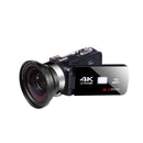 Digital Video Camera with Microphone Professional 4K Camcorder for Live Stream WiFi Vloger Youtube Night Vision 48MP Photography