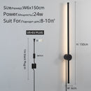 Modern Wall Lights For Living Room Bedroom Bedside LED Sconce Black Lamp Aisle Lighting Decoration Luminaria AC96V-260V Lamparas