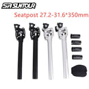Suntour NCX Damping suspension seatpost bike bicycle mtb seat post 27.2 28.6 30.0 30.4 30.8 31.6*350mm sliver black Seatposts