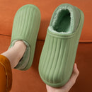 Fashion Women Slippers Winter Warm Fur Slippers Men Women Boys Girls House Shoes Flat Heel Home Indoor Waterproof Female Slipper