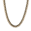 Hip Hop Iced Out Miami Zircon 15MM Bling Cuban Full Pave Rhinestone Men&