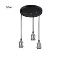 Retro Industrial Loft LED Bar Pendent Lamp E27 Socket Pendant lights Aluminum Dining Room Pendent Lights Kitchen Hanging Lamps