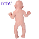 IVITA WB1513 59cm 5210g Original Full Silicone Reborn Baby Dolls Eyes Opened Newborn Alive Laughing Babies Toys for Kids Gift
