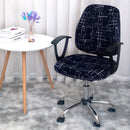 Office Stretch Chair Covers Anti-dirty Rotating Computer Seat Chair Cover Removable Slipcovers For Office Seat Chairs 2pcs/set