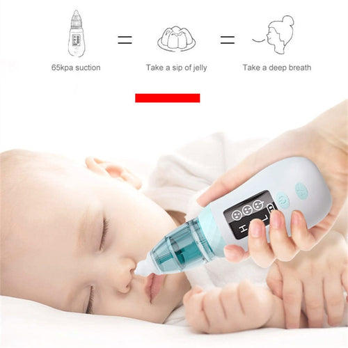 Kids Nasal aspirator Electric LED Display Nose Cleaner Inhaler Newborn Aspire Equipment Ear Care aspirador nasal bebe electrico