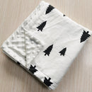 Baby Cotton Thin Super Soft Flannel Blanket Newborn Toddler minky Baby Blanket Stripped Swaddle Wrap Bedding Covers Bubbles