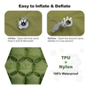 HOMFUL Outdoor Sleeping Mat Camping Pad With Pillow Air Mattress Inflatable Cushion Sleeping Mat Fast Filling Moistureproof