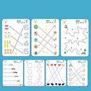 Children Montessori Toys Educational Math toys Drawing Tablet Pen Control Hand Training For Boy Girl Busyboard
